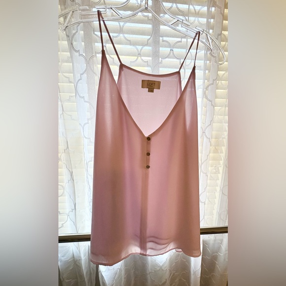 LOFT Tops - LOFT Pink Sleeveless Women's Top